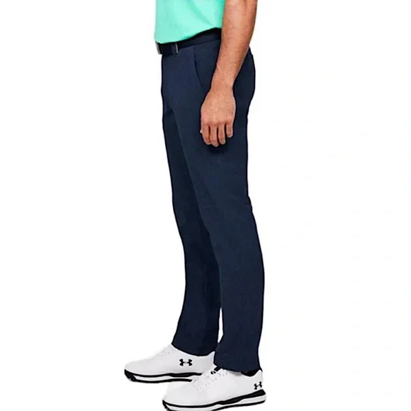 UNDER ARMOUR • Navy Blue Match Play Vented Pants - Picture 3 of 7